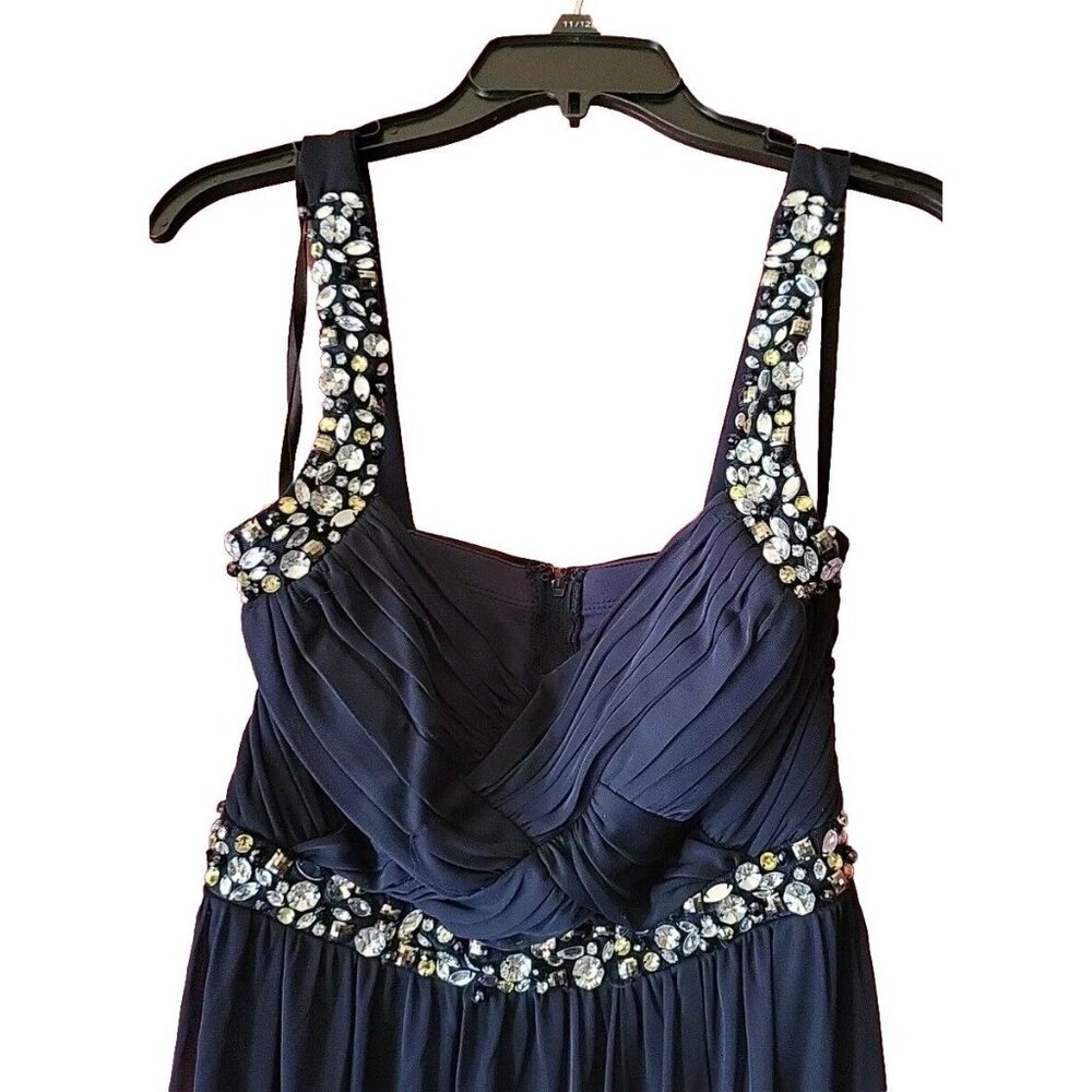 Women's special occasion navy dress size 11 Jodi Kristopher